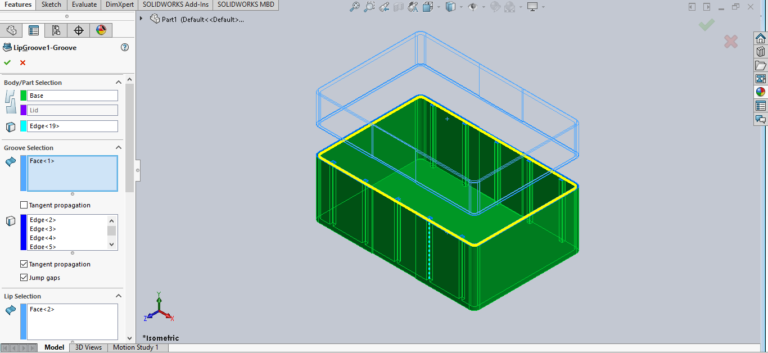 Groove Engineering Example Simple Lip and Groove Design Made Easy - Engineers Rule