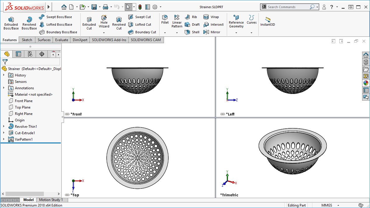 Utilizing Solidworks Variable Pattern In Designs Engineers