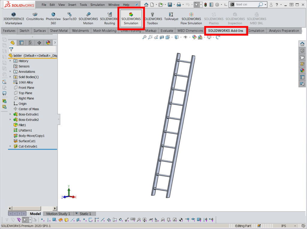 solidworks flow simulation add in not starting