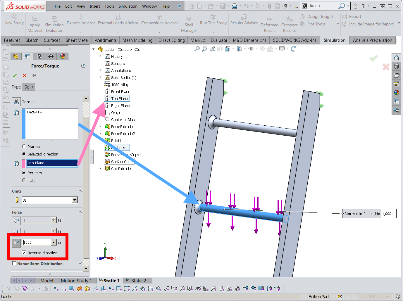 How to Use Load Cases in SOLIDWORKS Simulation Engineers Rule