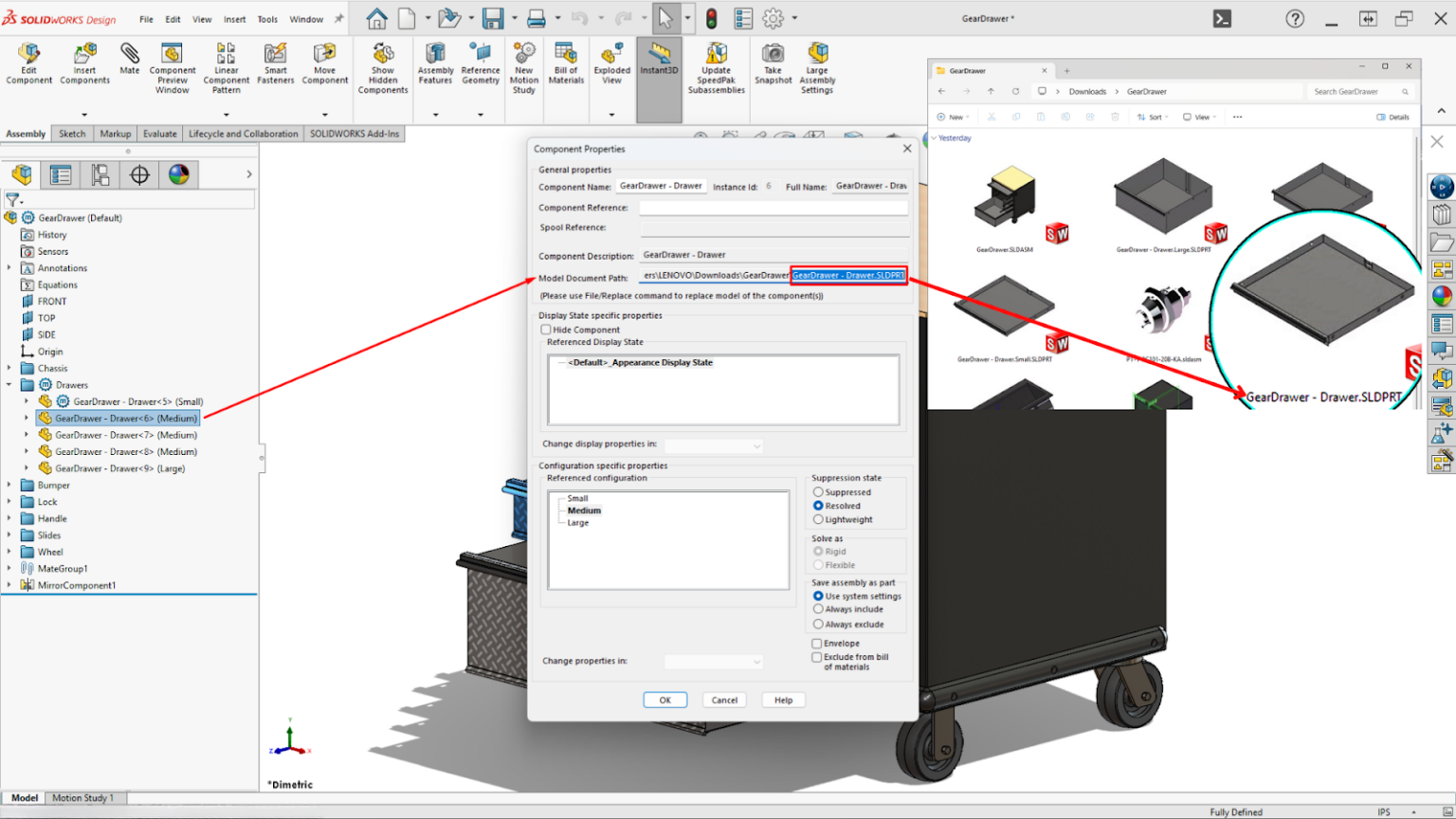 Splitting Out Configurations into Individual Files in SOLIDWORKS 2026 ...